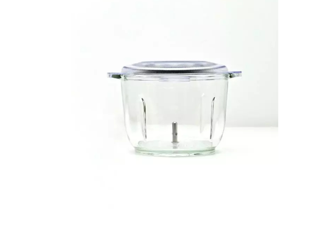 VEETEEK Mini Chopper 2L, Glass Bowl, Stainless Steel | Qatar  VEETEEK Mini Chopper 2L, Glass Bowl, Stainless Steel | Qatar